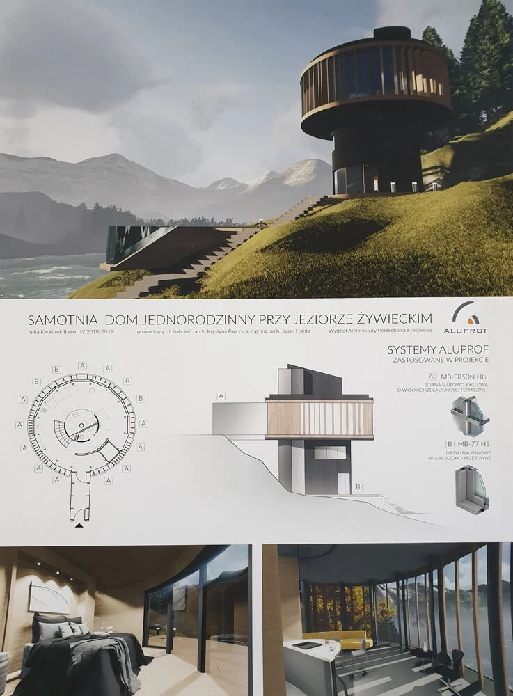 ALUPROF HAT DIE ARBEITEN JUNGER ARCHITEKTEN DER TECHNISCHEN UNIVERSITÄT KRAKAU AUSGEZEICHNET